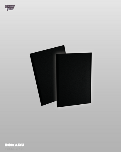 Gatherers' Tavern - DOMARU Regular Fit Standard Sleeves: Gothic Black (100 Sleeves)