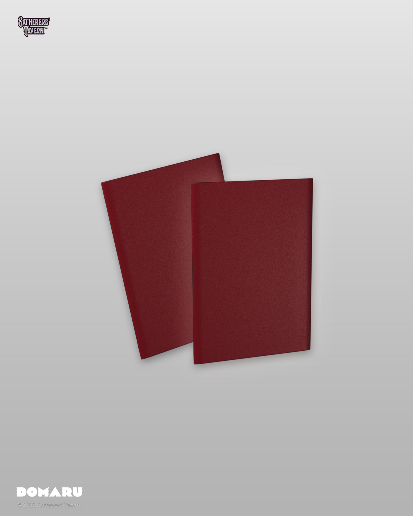Gatherers' Tavern - DOMARU Regular Fit Standard Sleeves: Imperial Red (100 Sleeves)