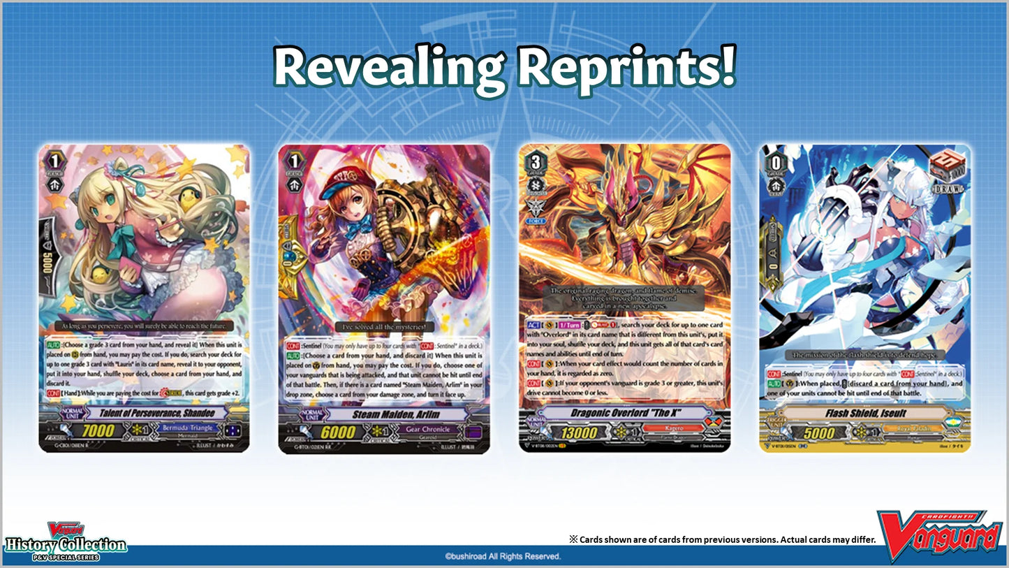 card fight!! Vanguard P&amp;V Special Series: History Collection Booster Display (10 Packs) - EN