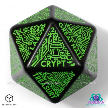 Q Workshop - Dungeon Generator Die: Black&Green