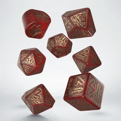 Q Workshop - Dwarven: Jewels 7pc RPG Dice Set
