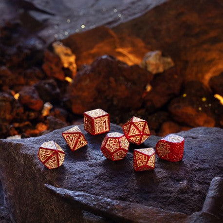 Q Workshop - Dwarven: Jewels 7pc RPG Dice Set