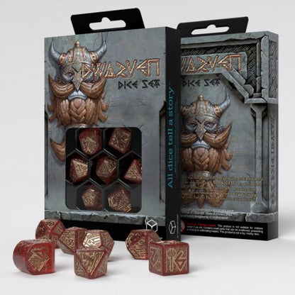 Q Workshop - Dwarven: Jewels 7pc RPG Dice Set