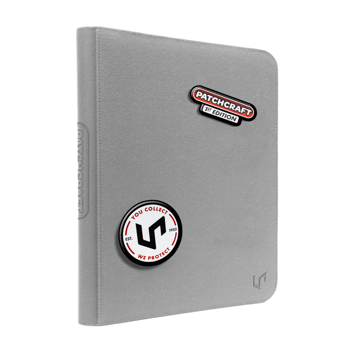 UP - PATCHCRAFT: 9-Pocket Zippered PRO-Binder: Grey