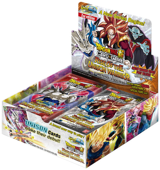 Dragon Ball Super Card Game (DBSCG) - Masters - Unison Warrior Series - Rise of the Unison Warrior [DBS-B10] - Reprint 2nd Edition - Booster Display (24 Booster Packs)  - EN