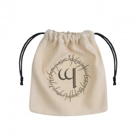 Q Workshop - Elvish: Beige & black Dice Bag