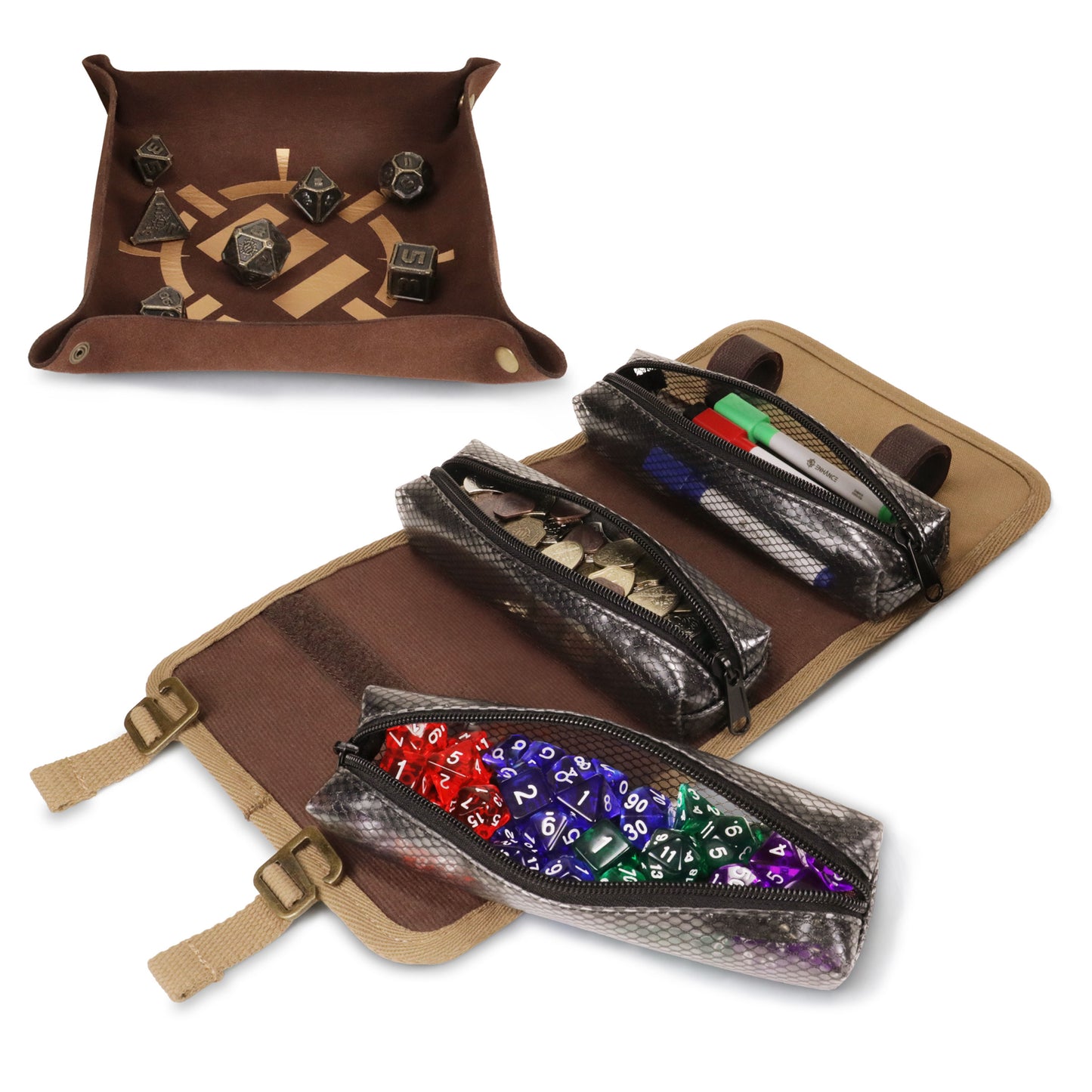 ENHANCE - Venture™ Canvas Dice Roll Case