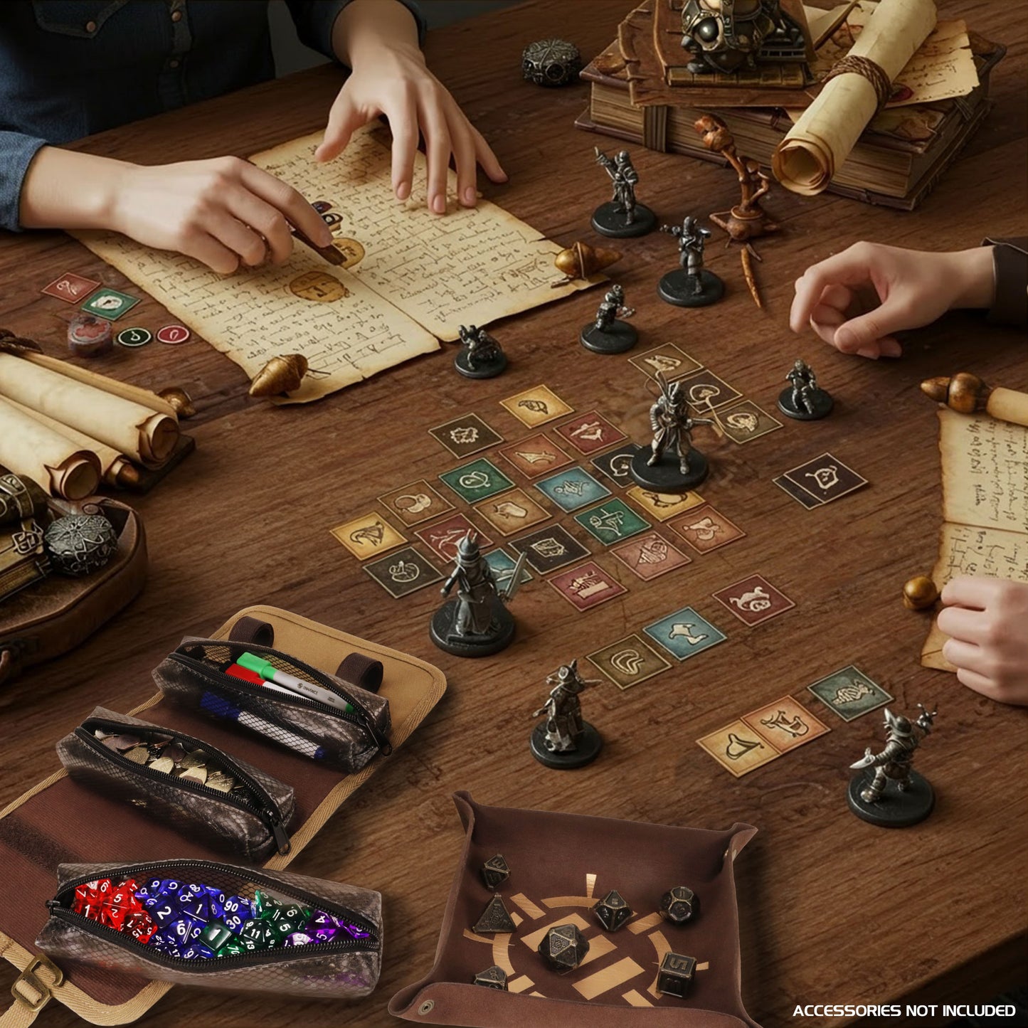 ENHANCE - Venture™ Canvas Dice Roll Case
