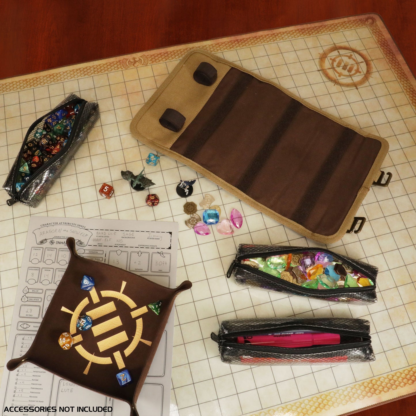 ENHANCE - Venture™ Canvas Dice Roll Case