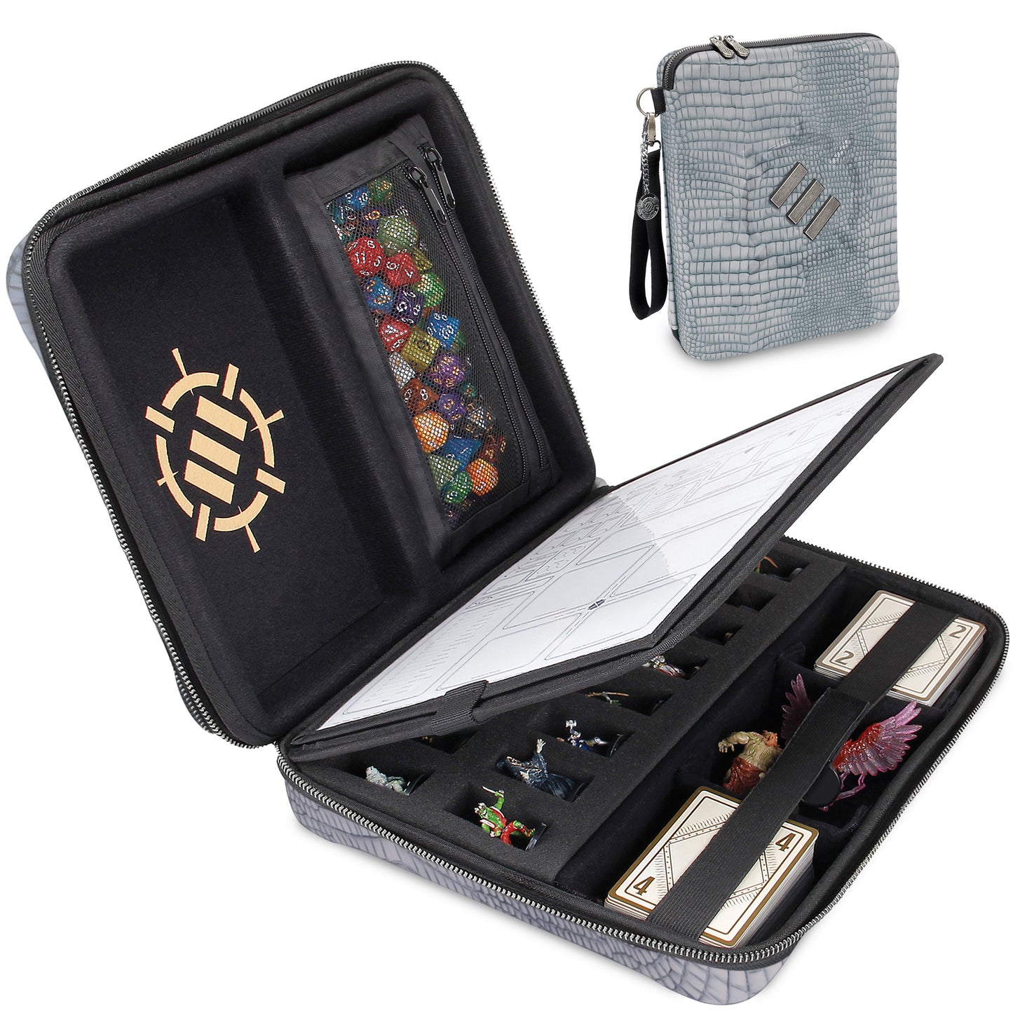 ENHANCE - RPG Organizer Case - Collector's Edition: Silver