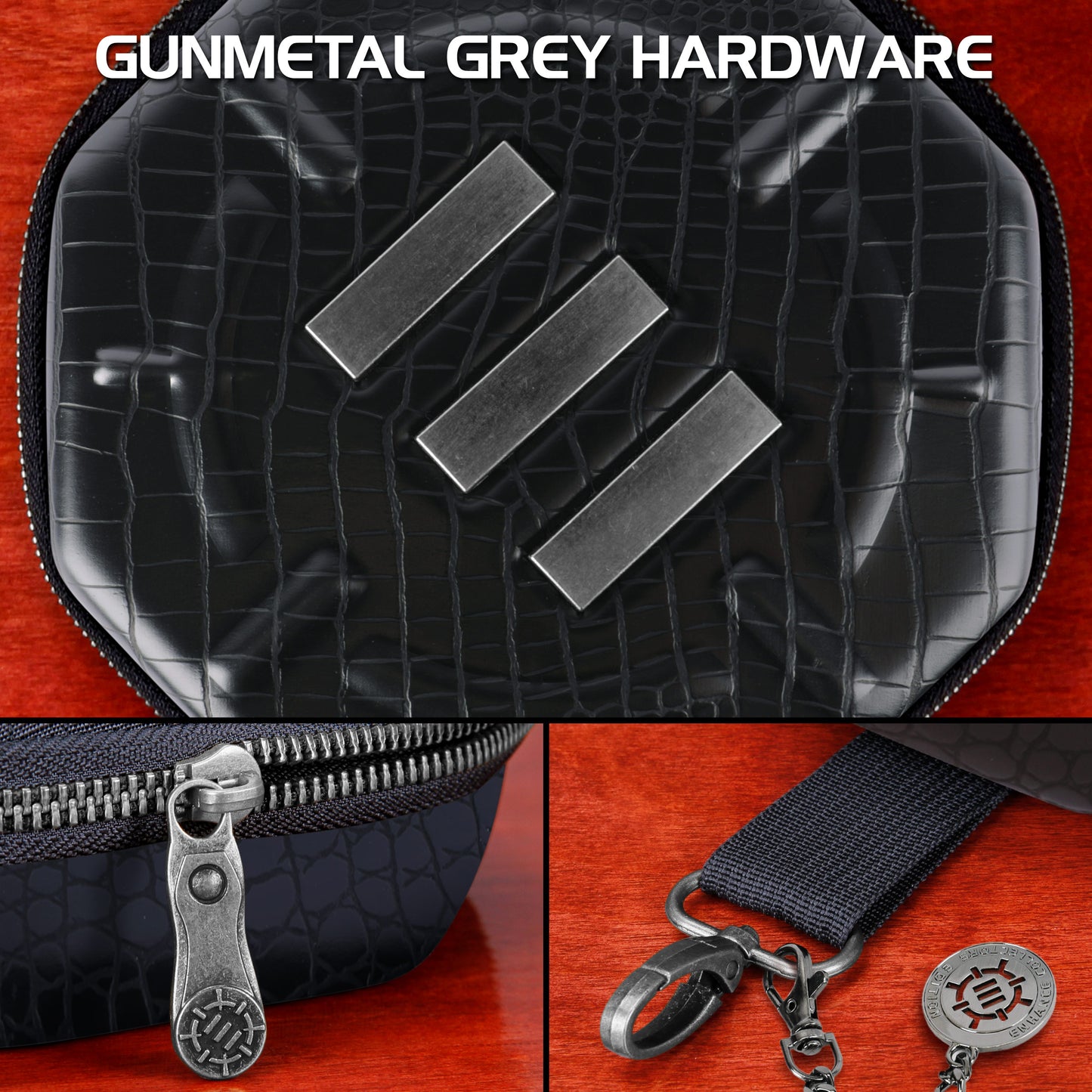 ENHANCE - Tabletop Dice Tray and Dice Case - Collector's Edition: Dragon Black