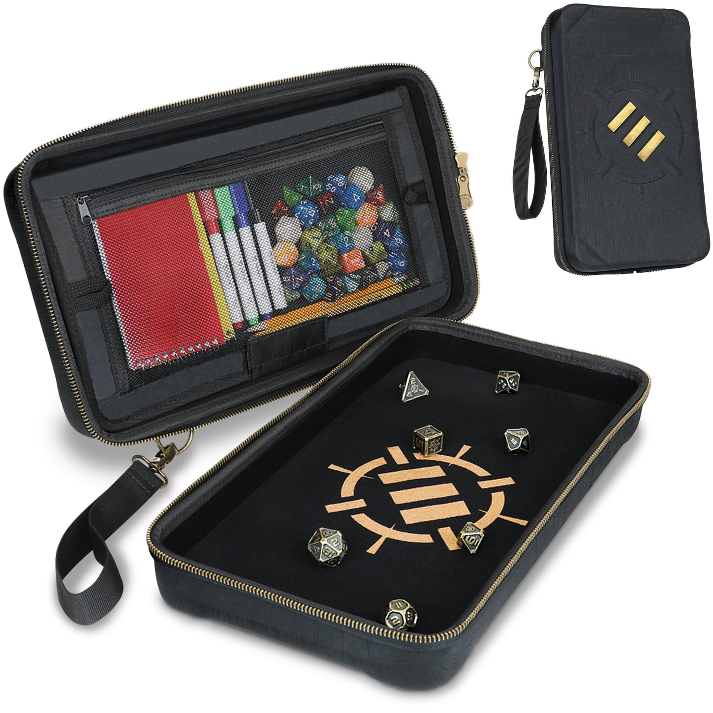 ENHANCE - Tabletop Series Community Dice Case: Black