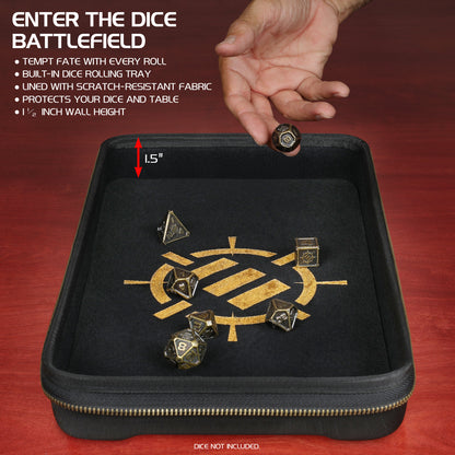 ENHANCE - Tabletop Series Community Dice Case: Black