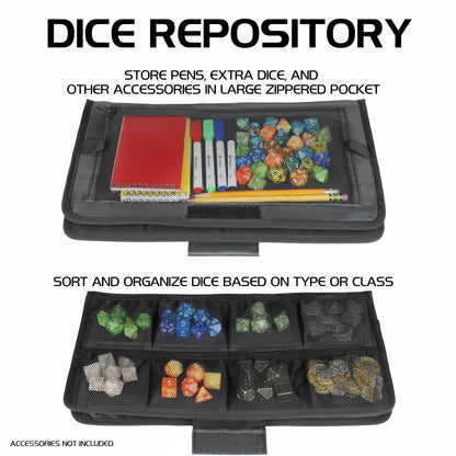 ENHANCE - Tabletop Series Community Dice Case: Black