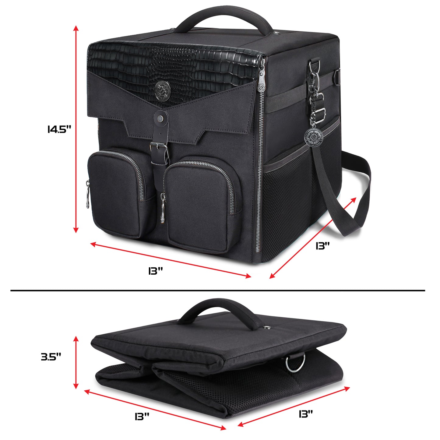 ENHANCE - Board Game Shoulder Bag: Dragon Black