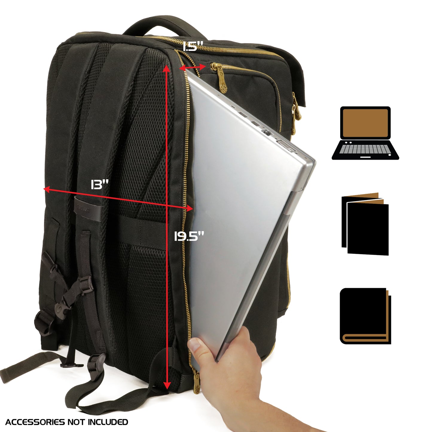 ENHANCE - Miniature Painting Storage Backpack: Black