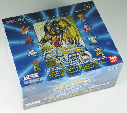Digimon Card Game (DCG) - Classic Collection [EX01] - Booster Display (24 Booster Packs) - EN