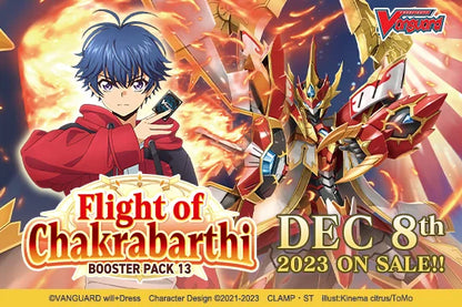 Cardfight!! Vanguard - Booster Pack 13: Flight of Chakrabarthi [VGE-D-BT13] - Booster Display (16 Booster Packs) - EN