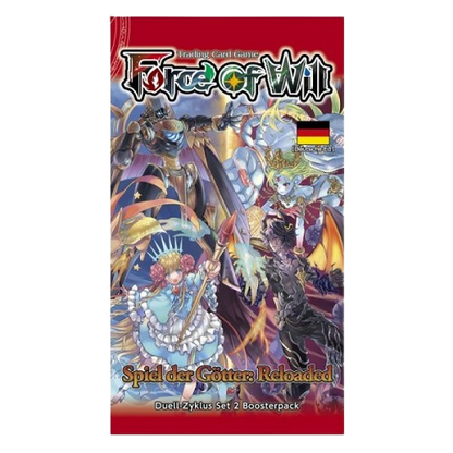 Force of Will (FOW) - Spiel der Götter: Reloaded - Duell-Zyklus: Set 2 [D2] - Booster Display (36 Booster Packs) - DE