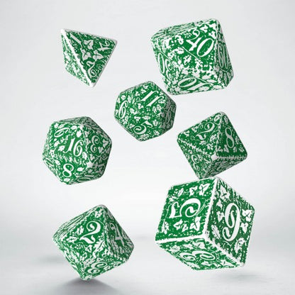 Q Workshop - Forest: Tundra 7pc RPG Dice Set
