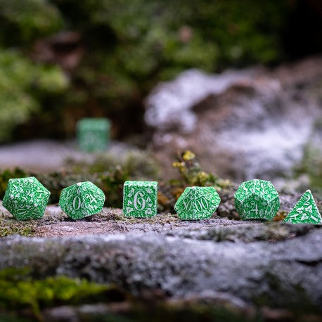 Q Workshop - Forest: Tundra 7pc RPG Dice Set