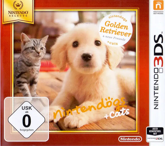 Nintendogs + Cats: Golden Retriever und neue Freunde [Nintendo Selects] - Nintendo 3DS - gebraucht