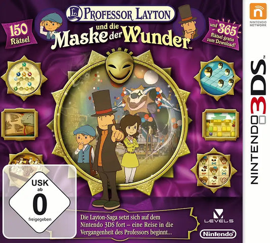 Professor Layton und die Maske der Wunder - Nintendo 3DS - gebraucht