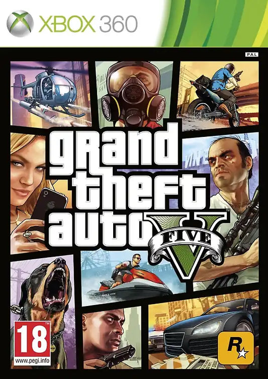 GTA 5 [2 Disc, inkl. Landkarte, Internationale Version] - XBOX 360 - Gebraucht
