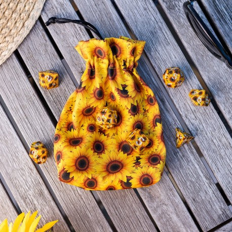 Q Workshop - Full Art Dice™: Sunflower Dice Pouch