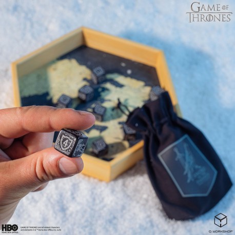 Q Workshop - Game of Thrones: Night's Watch D6 Dice Set (10 pieces)