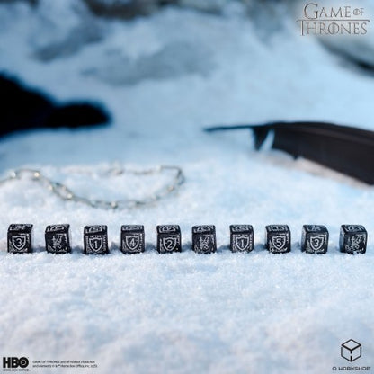 Q Workshop - Game of Thrones: Night's Watch D6 Dice Set (10 pieces)