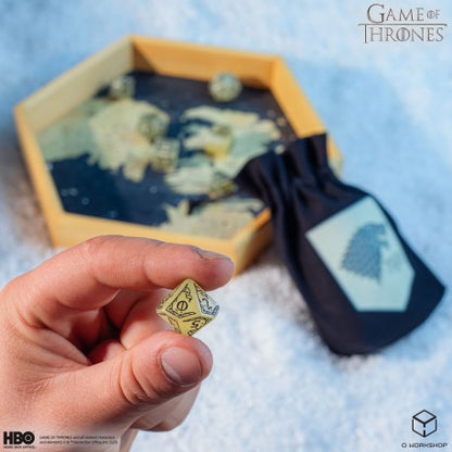 Q Workshop - Game of Thrones: Stark 7pc RPG Dice Set