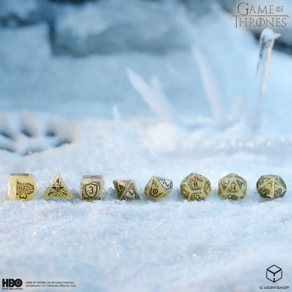 Q Workshop - Game of Thrones: Stark 7pc RPG Dice Set