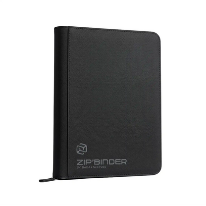 Baba Sleeves - 9-Pocket Zip-Binder Groß Schwarz für 360 Karten