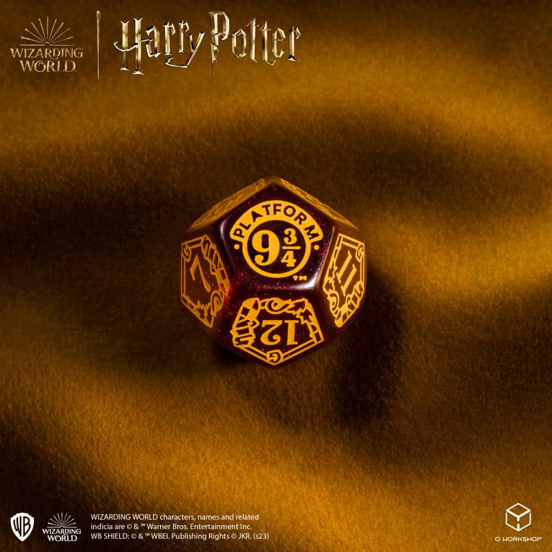 Q Workshop - Harry Potter: Gryffindor 7pc RPG Modern Dice Set - Red