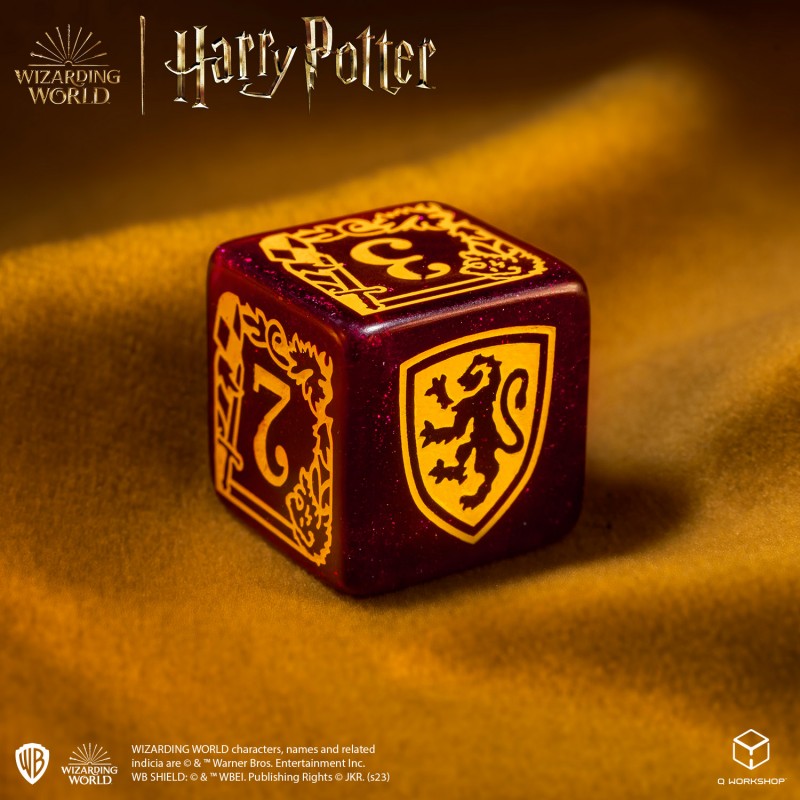 Q Workshop - Harry Potter: Gryffindor 7pc RPG Modern Dice Set - Red