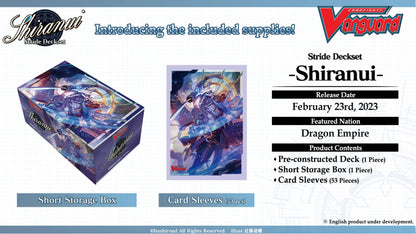 Cardfight!! Vanguard - Special Series 09: Stride Deckset -Shiranui- [VGE-D-SS09] - EN