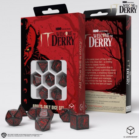 Q Workshop - It: Welcome to Derry - Adults-Only 7pc RPG Dice Set