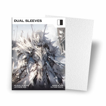 Baba Sleeves - Matte Dual Weiß / White Hüllen Japan Size (60 Sleeves)