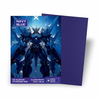 Baba Sleeves - Matte Marine Blau / Navy Blue Hüllen Standard Size (100 Sleeves)