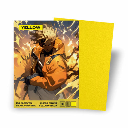 Baba Sleeves - Matte Gelbe / Yellow Hüllen Standard Size (100 Sleeves)