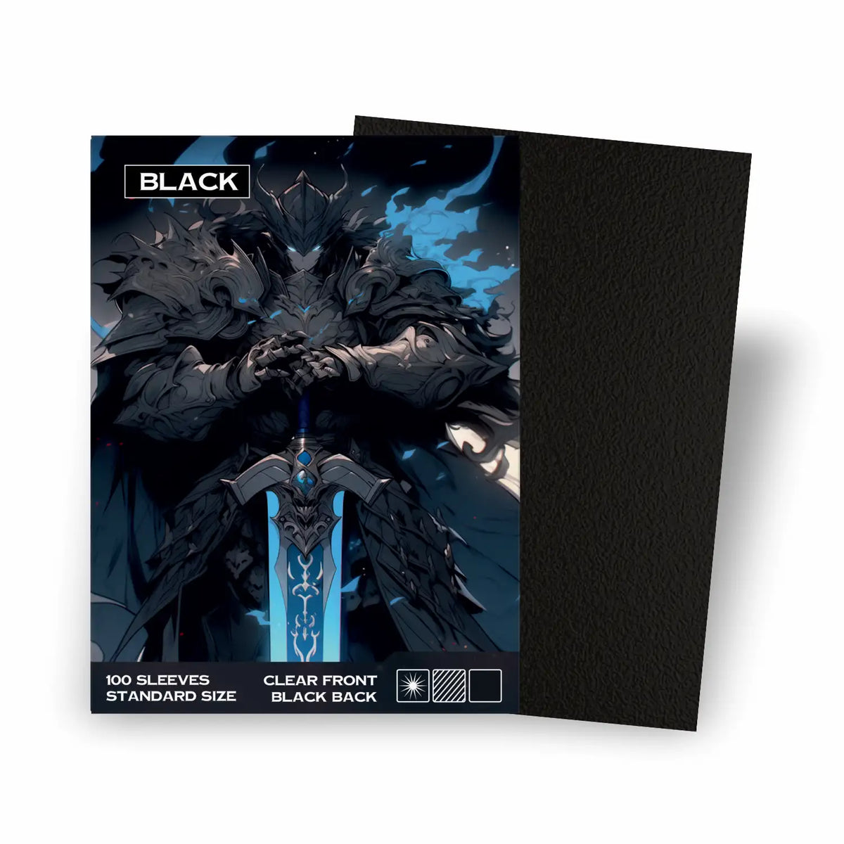 Baba Sleeves - Matte Schwarze / Black Hüllen Standard Size (70 Sleeves)