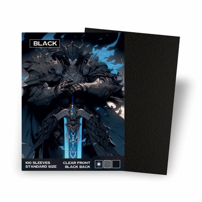 Baba Sleeves - Matte Schwarze / Black Hüllen Standard Size (70 Sleeves)