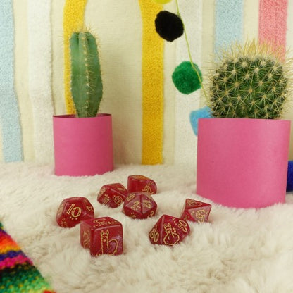 Q Workshop - Llama: Puffy 7pc RPG Dice Set