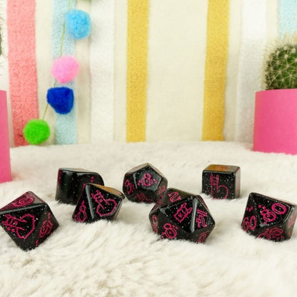 Q Workshop - Llama: Spitty 7pc RPG Dice Set