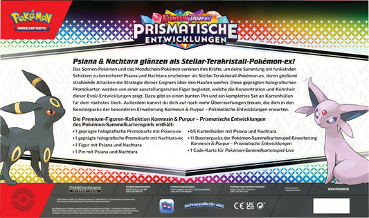 Pokémon (PKM) - Karmesin & Purpur 8.5 - Prismatische Entwicklungen - Premium-Figuren-Kollektion - DE