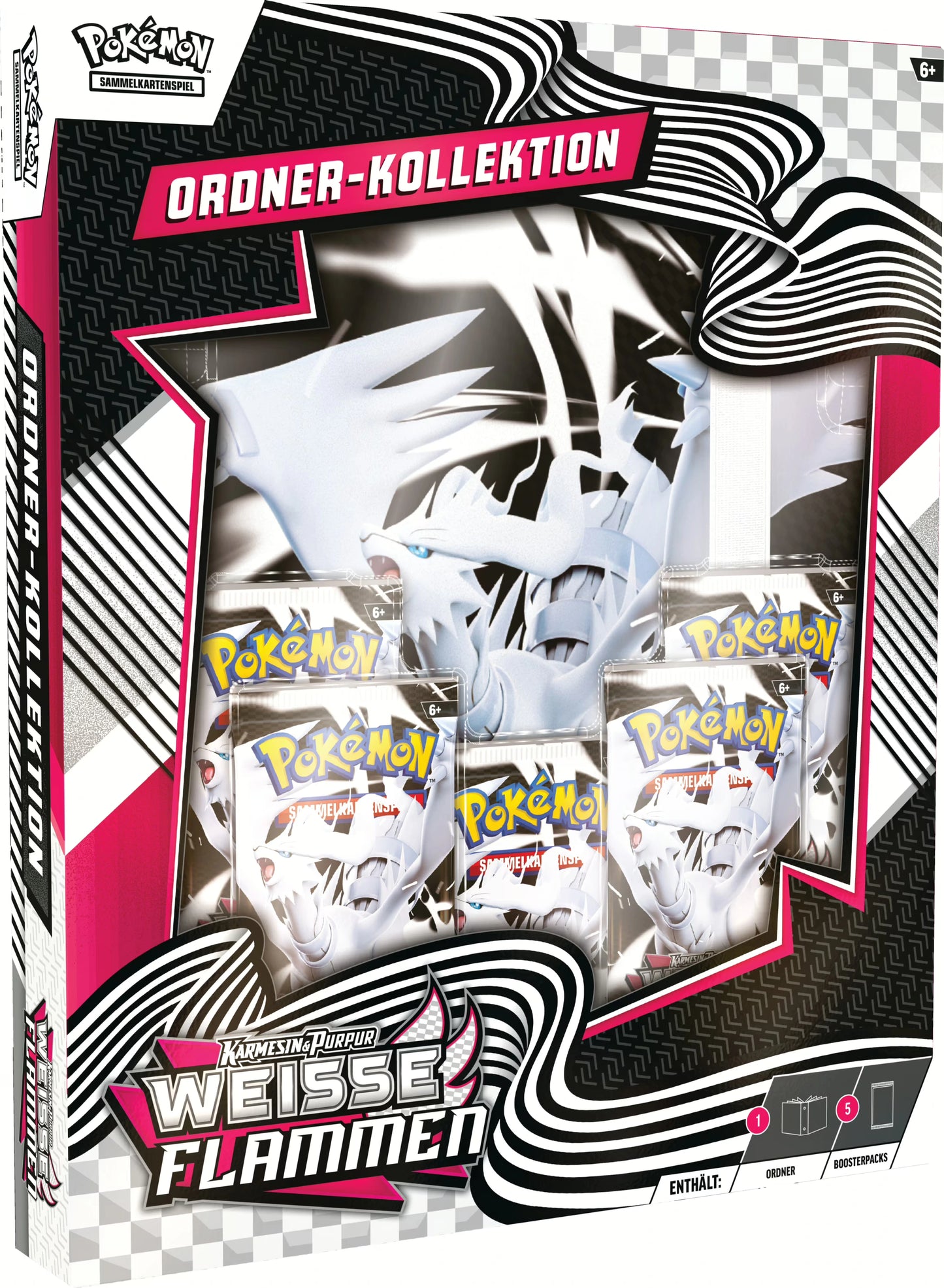 Pokémon (PKM) - Karmesin und Purpur 10.5 - Weiße Flammen - Ordner / Binder Kollektion - DE