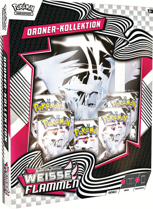 Pokémon (PKM) - Karmesin und Purpur 10.5 - Weiße Flammen - Ordner / Binder Kollektion - DE