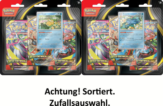 Pokémon (PKM) - Mega-Entwicklung (ME01) - 3-Pack Blister - DE