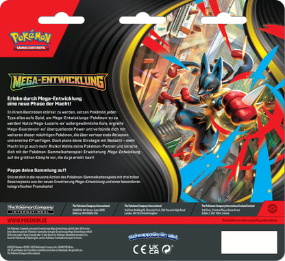 Pokémon (PKM) - Mega-Entwicklung (ME01) - 3-Pack Blister - DE